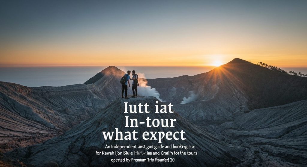 ijen crater tour what to expect — Photorealistic editorial travel photograph relevant to: An independent, honesty-first