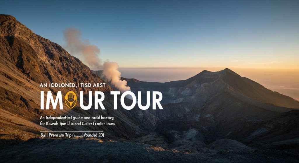 ijen crater tour weather conditions — Photorealistic editorial travel photograph relevant to: An independent, honesty-fi